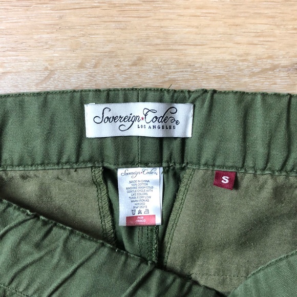 Sovereign Code Small Green Jean Joggers - Picture 4 of 5